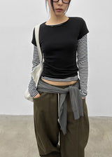 [MADE] Dutsbi Round Neck Short Sleeve Top