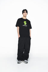 25SS ALIEN BEAR SHORT SLEEVE T-SHIRT BLACK