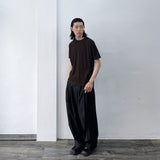 Pleated Tapered Balloon Pants