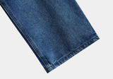  Lebey Daily Back Banding Wide Denim Pants