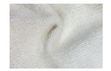 Bow Wide Hooded Knitwear Zip-Up Cardigan