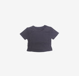 ミトンクロップドバックスリットTシャツ