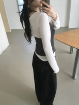 Fig halter sleeveless