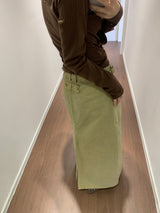 Rivet Pigment Skirt (2color)