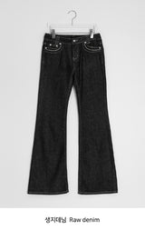 Kozle Washing Bootcut Denim Pants