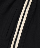 Embroidery Track Waffle Shorts - Black