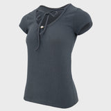 HOLE T-SHIRT_DARK GREY