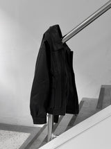 (unisex) Panel Deep Two-Way Leather Jacket