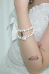 Pearl Heart Bracelet