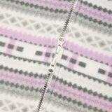 CHERRY FLEECE HOODIE ZIP UP [IVORY]