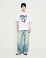 25FW COLOR MIX AC BEAR SHORT SLEEVE T-SHIRT WHITE