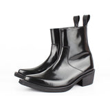 DAVID STONE DVS ANKLE BOOTS (glossy)
