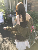  tama summer hoodie cardigan