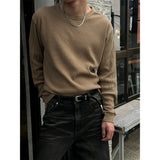 [Unisex] ピグメントワッフルニットスリーブ (3color)