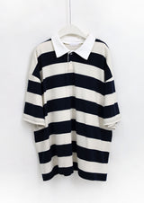 (UNISEX)vivid rugby collar tee(3colors)