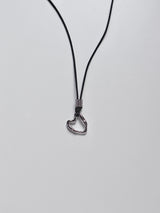 heart frame necklace