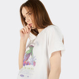 Riso Graphic Birphin Short Sleeve T-shirts (White)