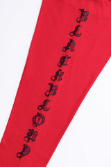 BBD スケッチロゴロングTシャツ (レッド)
