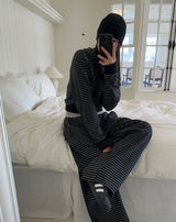 Ellie Heart Stripe Hoodie