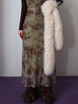 MIDNIGHT ORIENTAL FLORAL LONG DRESS