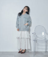 UNISEX ポケットニットジャケット