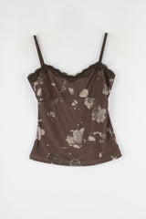Flower Mesh Blanc Sleeveless