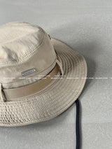 Patch strap safari hat