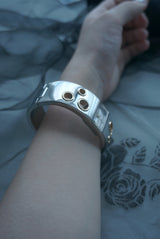 gold hole bangle watch