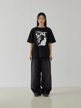 Hunter City Cat Tee (Black)