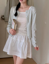 Dot Square Layered Sleeveless (3color)