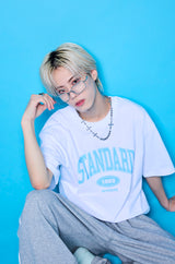 オクトパスフットボールTシャツ（スカイブルー）