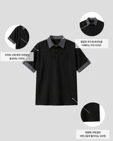 Levin Roll-Up Collar Henley Short Sleeve