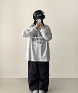 Toto Cute Dyed Print Sweatshirt