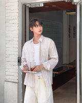 Harbor Stripe Linen Shirt