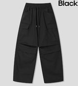 ワイルドピンタックカーゴコットンパンツ