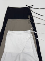Euro Wrap Nylon Wide Pants