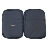 surgery denim jeans clover logo clutch bag 'blue denim'