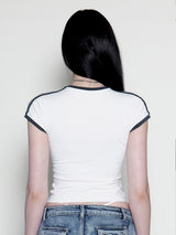07 Star Slim Tee [White]