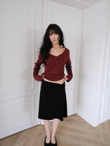 side tie midi sk