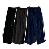 terry four pintuck pants