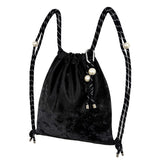 Rope Keyring Gym Sack [Black Beads]