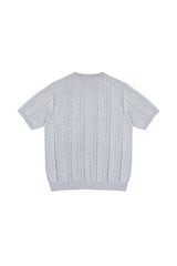 リネンブレンドニットTシャツ