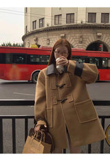 ウールバトラートグルハーフワイドコート