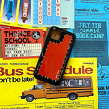 Color Pocket (orange) Phone case (epoxy bumper)