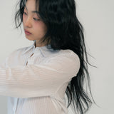 REGULAR FIT BELT SHIRTS (WHITE)