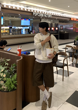 ヒルズベーシックカーペンターバミューダバンディングパンツ