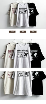 I-リングボクシーフィットトラックライン半袖Tシャツ