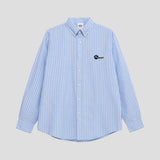 PARAGRAPH SEERSUCKER STRIPE SHIRT - BLUE