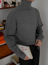 ASCLO Viscose Mini Twist Turtle Neck Knit (7color)