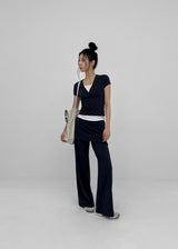 [MADE] Pompo Cooling Slit Skirt Pants (Set Available)